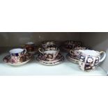 Royal Crown Derby Imari pattern teaware: to include a milk jug 3.