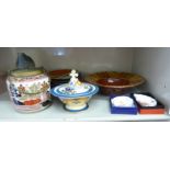 Ceramics: to include a 20thC slipware bowl,
