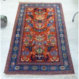 A Persian rug,