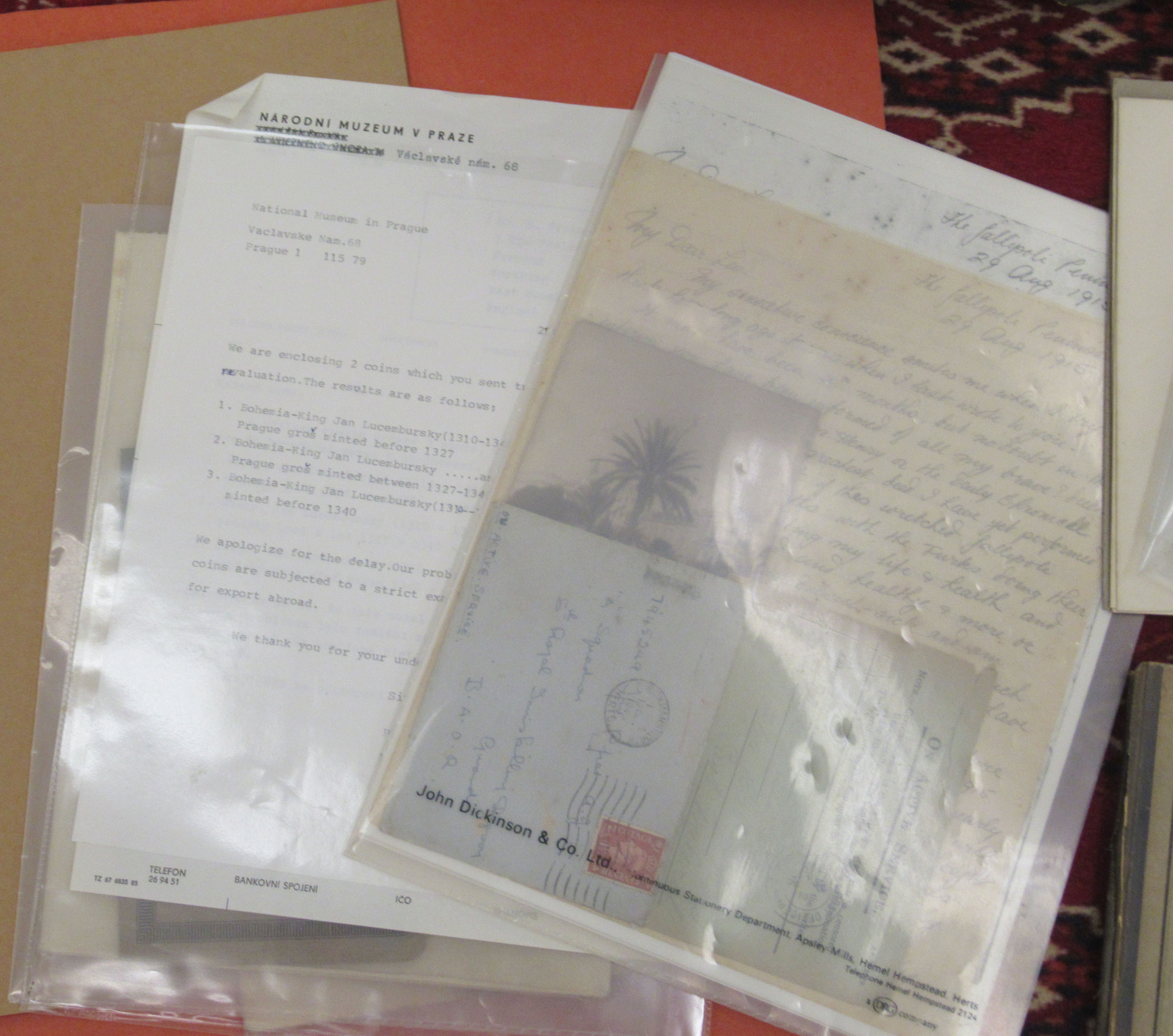 Military related books and ephemera: to include a letter from a soldier serving in Gallipoli; - Image 4 of 4