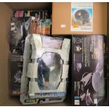Star Trek related collectables: to include a Next Generation action figure 'Captain Picard' boxed