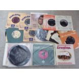 45rpm vinyl records: to include 'The Beatles,
