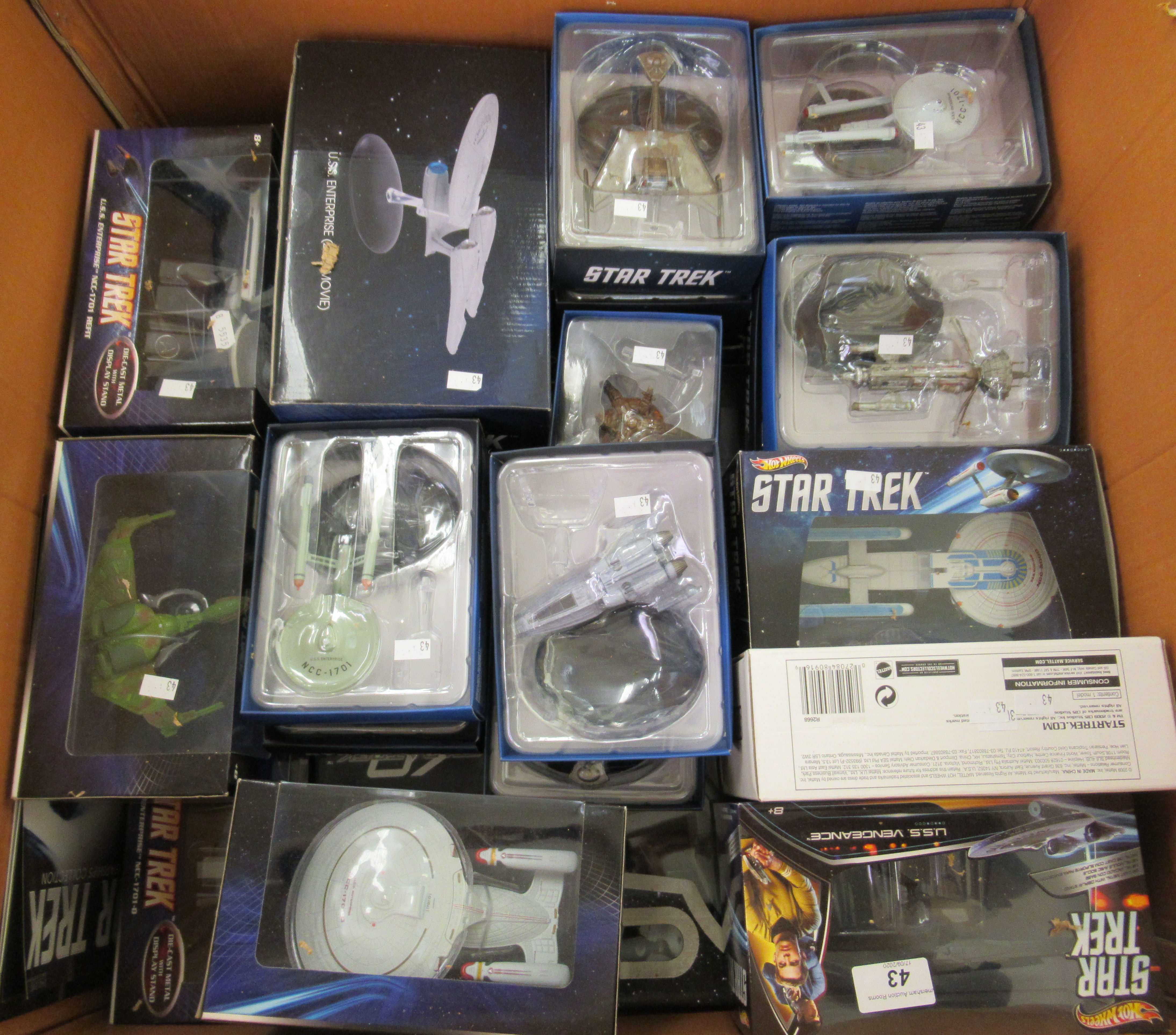 Star Trek related collectables: to include a Hot Wheel USS Vengeance boxed (completeness not - Image 2 of 3