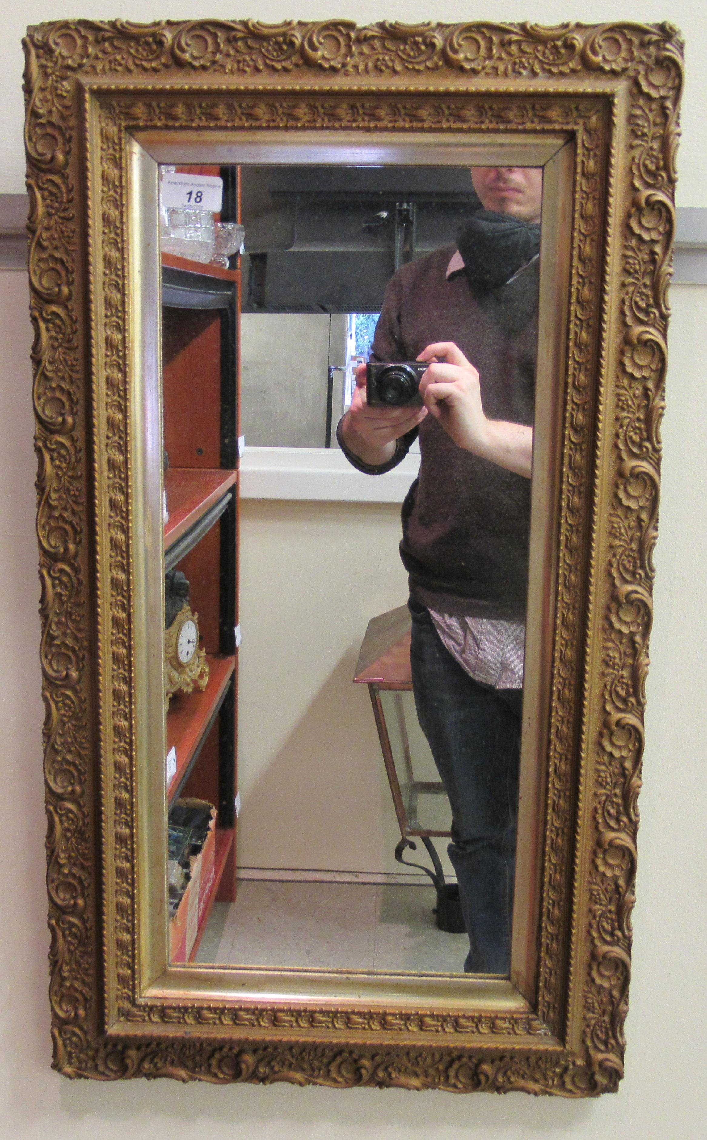 An early 20thC mirror,