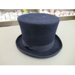 A Major Wear navy blue wool top hat size S CA