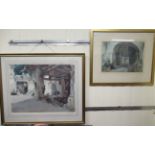 WITHDRAWN Two William Russell Flint prints,
