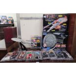Star Trek related collectables: to include a Generation USS Enterprise boxed (completeness not
