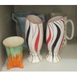 Decorative ceramics: to include a pair of 1950s Arthur Wood china vases 10.