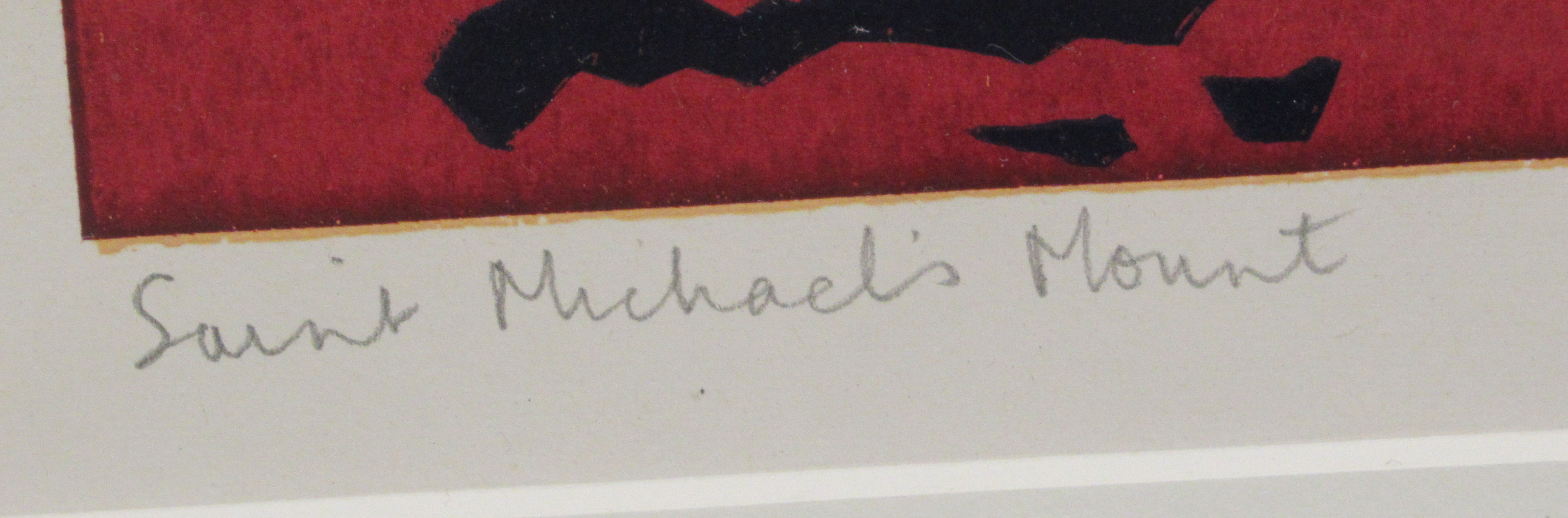 Diana Hayne - 'Saint Michaels Mount' coloured print bears a pencil signature & dated 2002 8'' x - Image 7 of 12