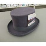 A Major grey wool top hat size S LAB