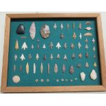 'Antique' arrow heads fashioned from hardstone and other material TOS9