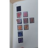 Uncollated used British postage stamps: to include a Penny Black OS3