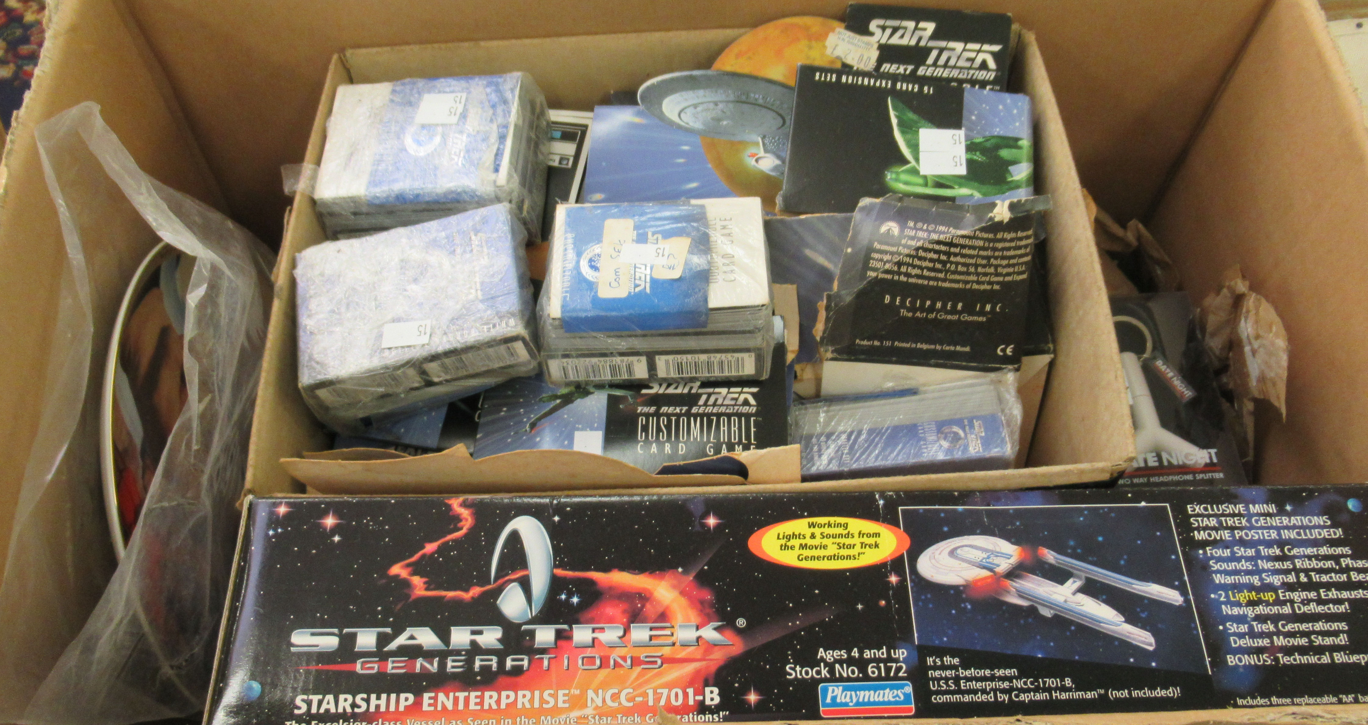 Star Trek related collectables: to include an AMT USS Enterprise boxed (completeness not