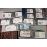 Uncollated postage stamps and First Day covers: to include military and football club issues