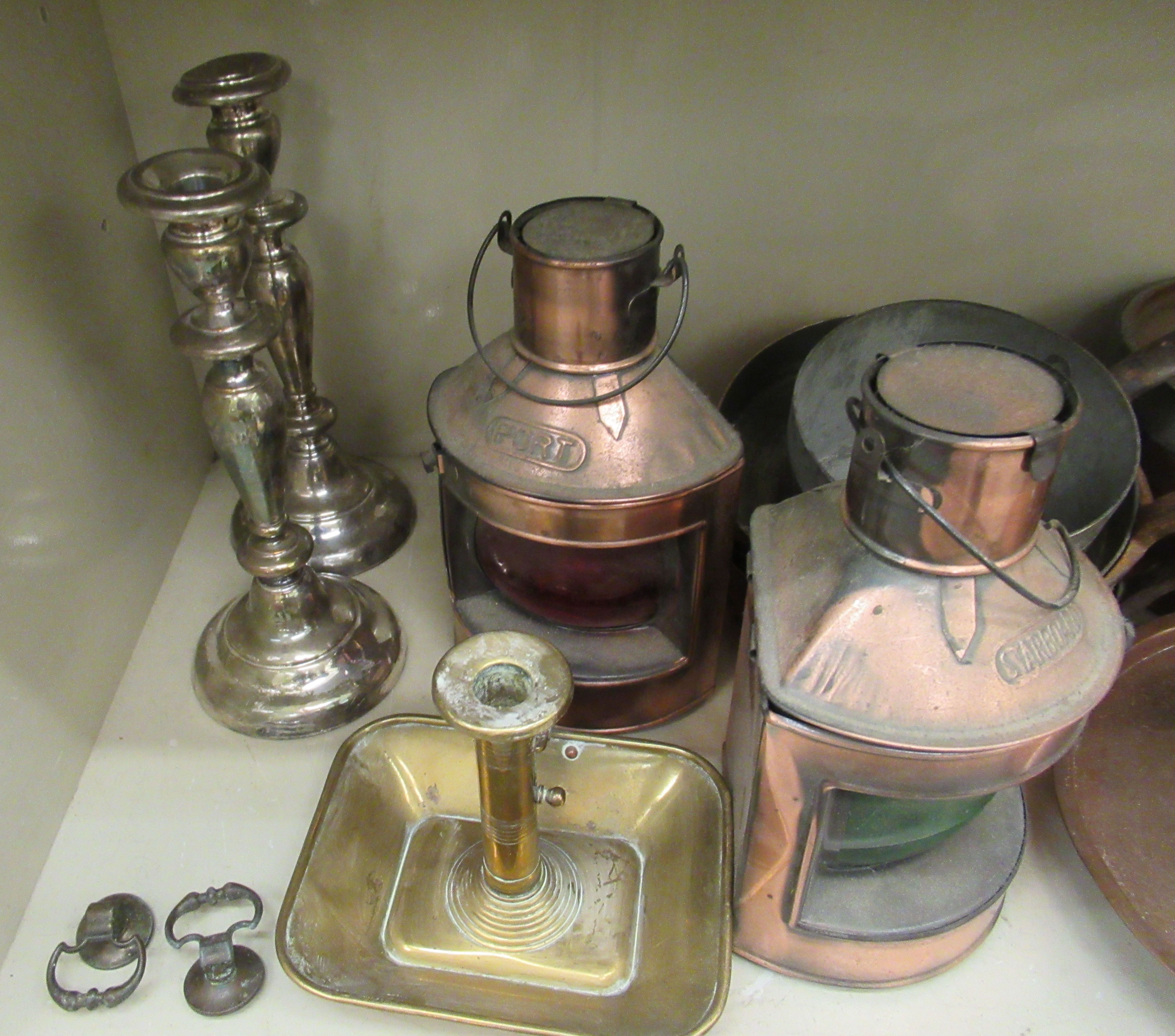 19thC and 20thC domestic and other metalware: to include copper pans, - Image 2 of 4