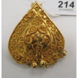An Indian/Persian yellow metal,