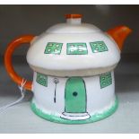 A Shelley china toadstool shaped teapot,