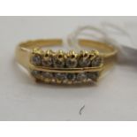 An 18ct gold ring,