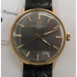 A 1960s Eterna-Matic 1000 gold plated and stainless steel wristwatch,