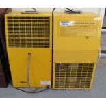 Two Plant Mart electrically powered compact building dryers 23''h 12.