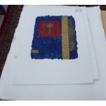 Mary Rose O'Neill - six various abstracts Limited Edition prints bearing pencil inscriptions &