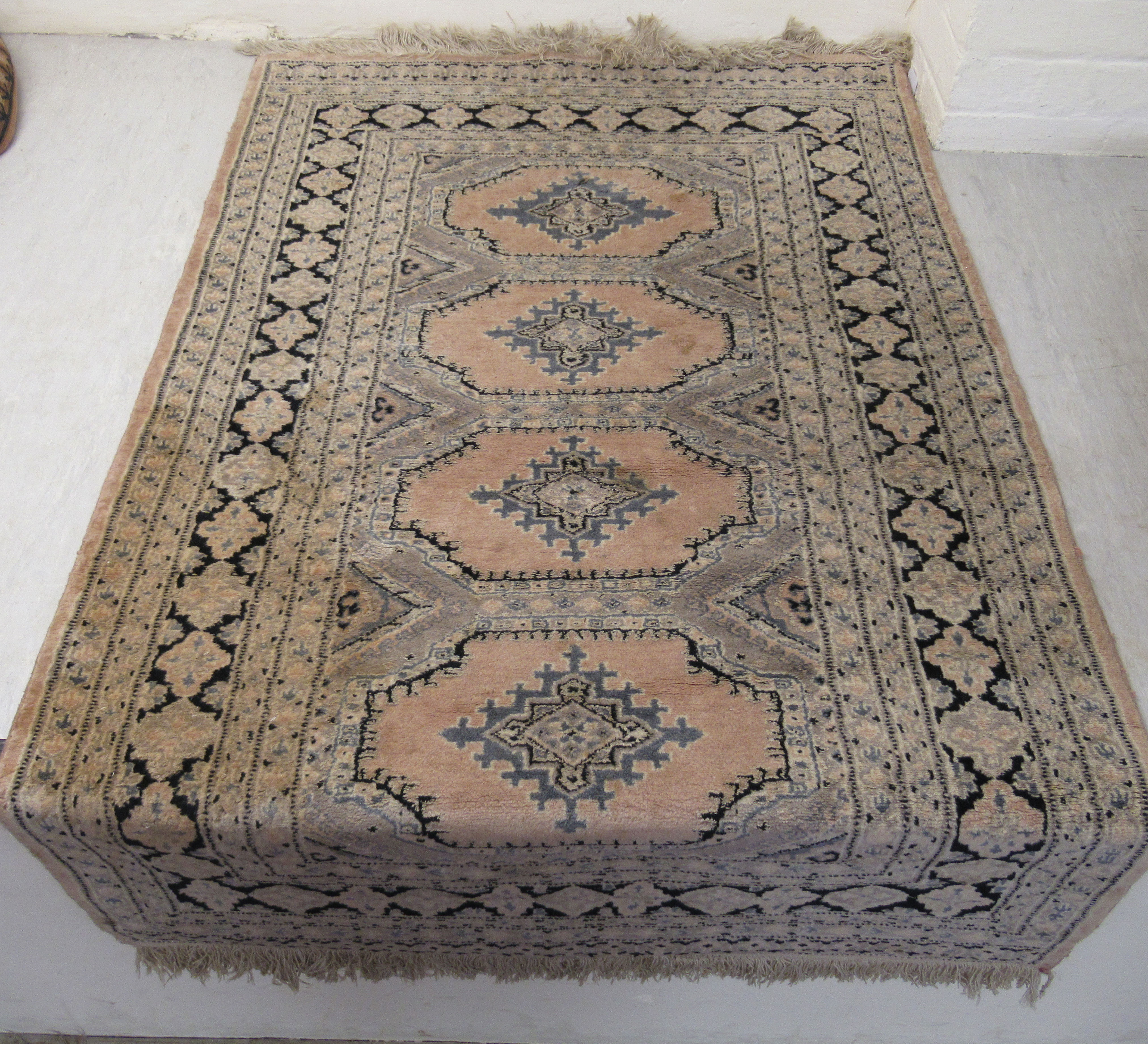 Four Persian and other rugs: to include a Turkoman, - Image 4 of 4