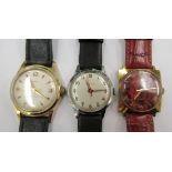 Three 1950s wristwatches, viz.