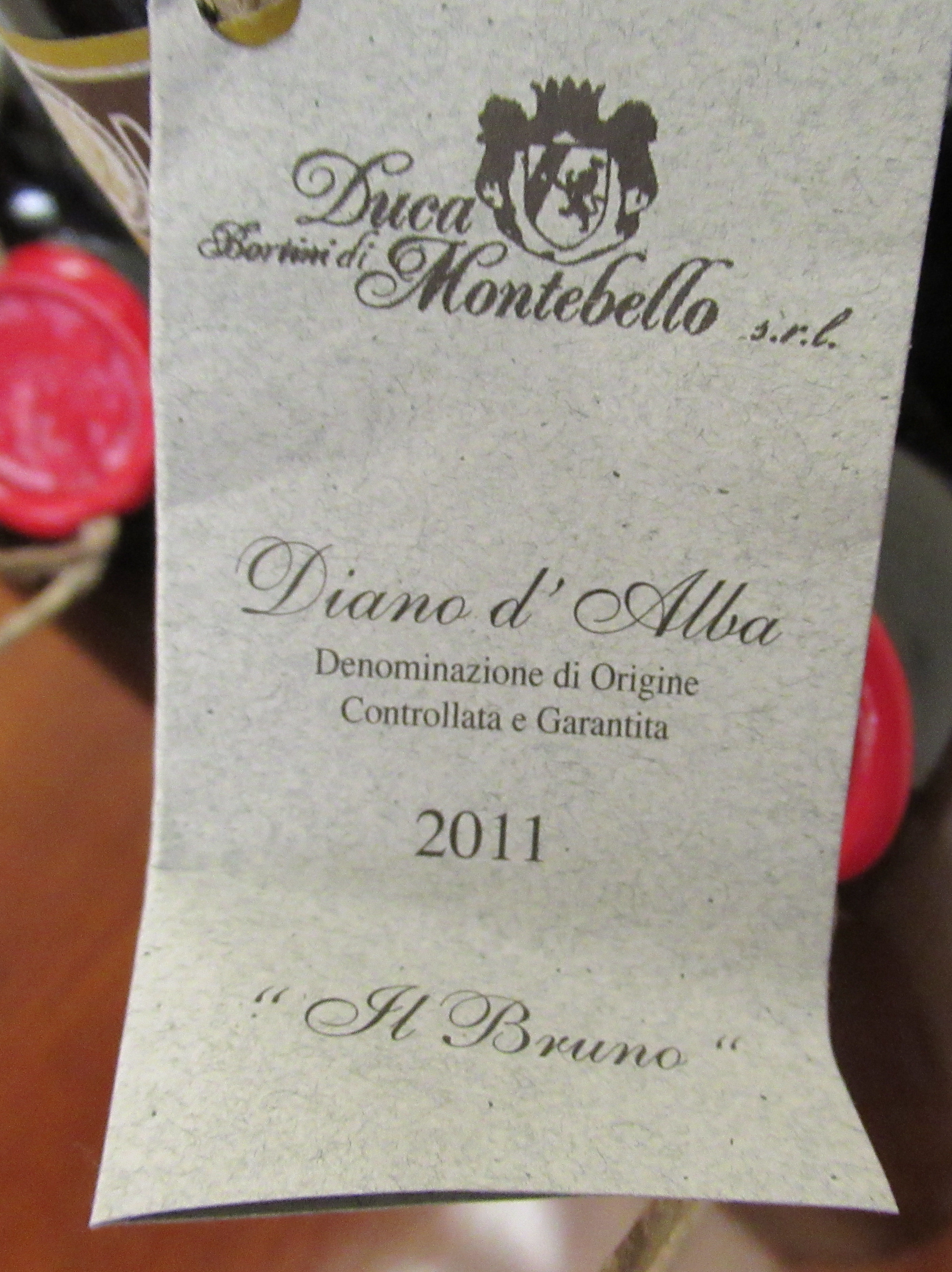 Wine - six bottles of 2011 Duca Montebello LAB - Image 4 of 5