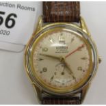 A 1950s Roamer gold plated and stainless steel cased wristwatch,