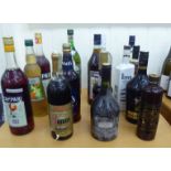 Spirits and liqueurs: to include a bottle of Pussars brandy LSB