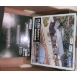 N gauge model railway accessories: to include a Kato 3 car kit boxed CA