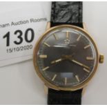 A 1960s Eterna-Matic 1000 gold plated and stainless steel cased wristwatch,