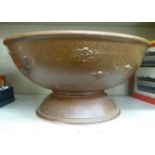 A 20thC studio pottery stoneware bowl,