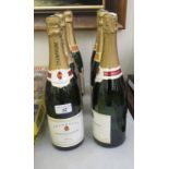 Six bottles of Champagne: to include an Etienne Dumont Brut LAB
