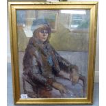 J O'Sullivan - a portrait of a middle aged woman oil on canvas bears a signature,