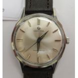 A 1960s Certina stainless steel cased wristwatch, the movement with sweeping seconds,
