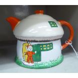 A Shelley china novelty teapot,