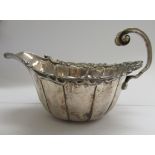 A silver sauce boat Sheffield 1911 11