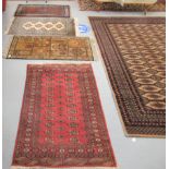 Four small Persian and other rugs various sizes and designs RAM