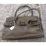 A Salvatore Ferragamo brown leather handbag LAM