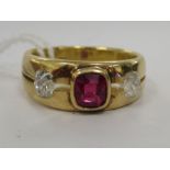 An early 20thC 18ct gold,