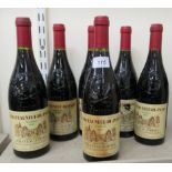 Wine, six bottles of 2003 Chateau Fortia,