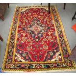 A Persian rug,