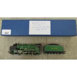 A Hornby 00 gauge Stowe 928 model locomotive and tender, model no.