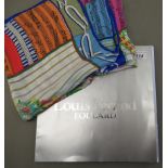 A Louis Feraud patterned silk scarf OS2