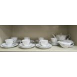 A Noritake porcelain Melrose pattern tea set,