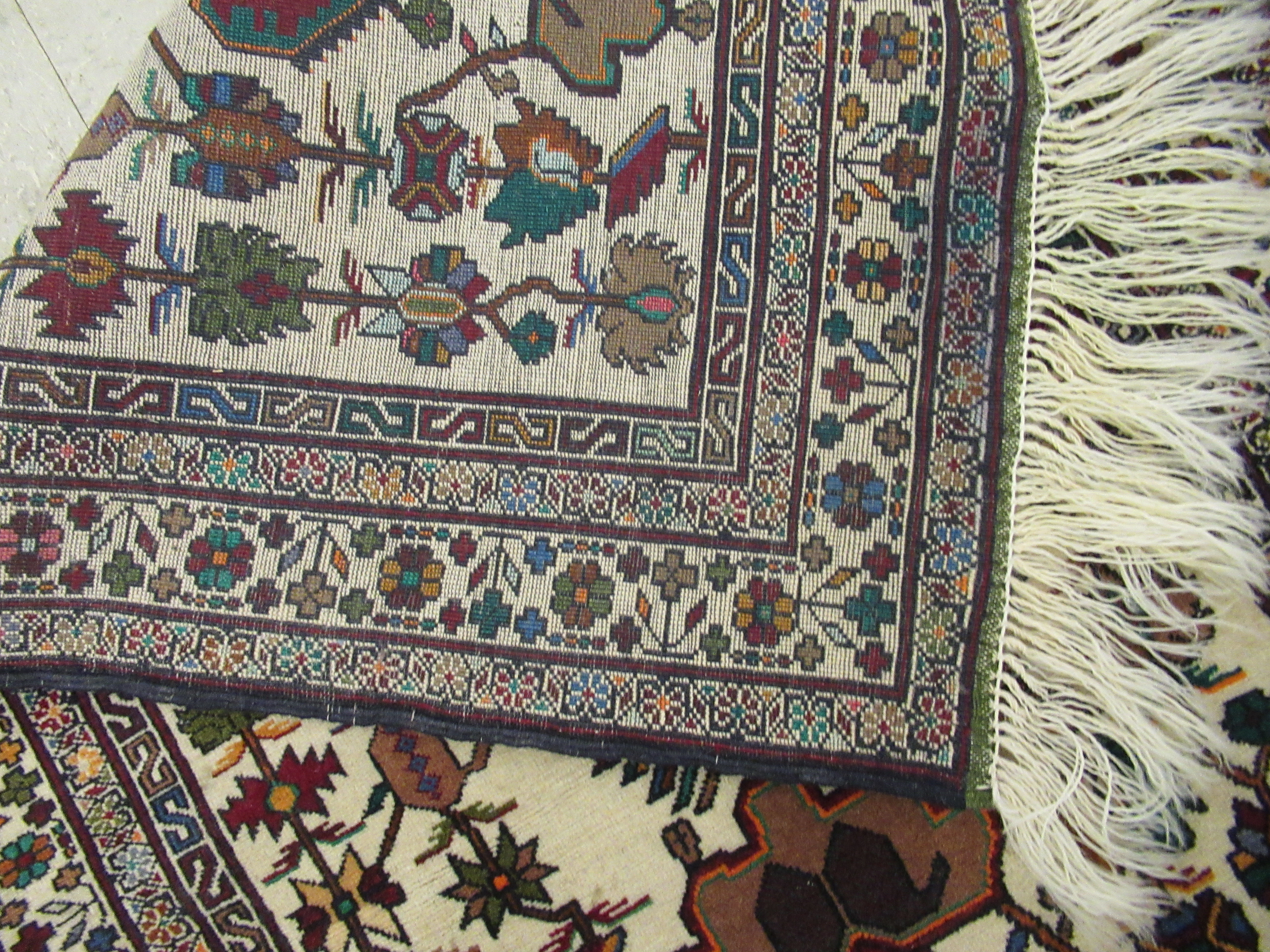 Two small Persian rugs, - Image 4 of 4