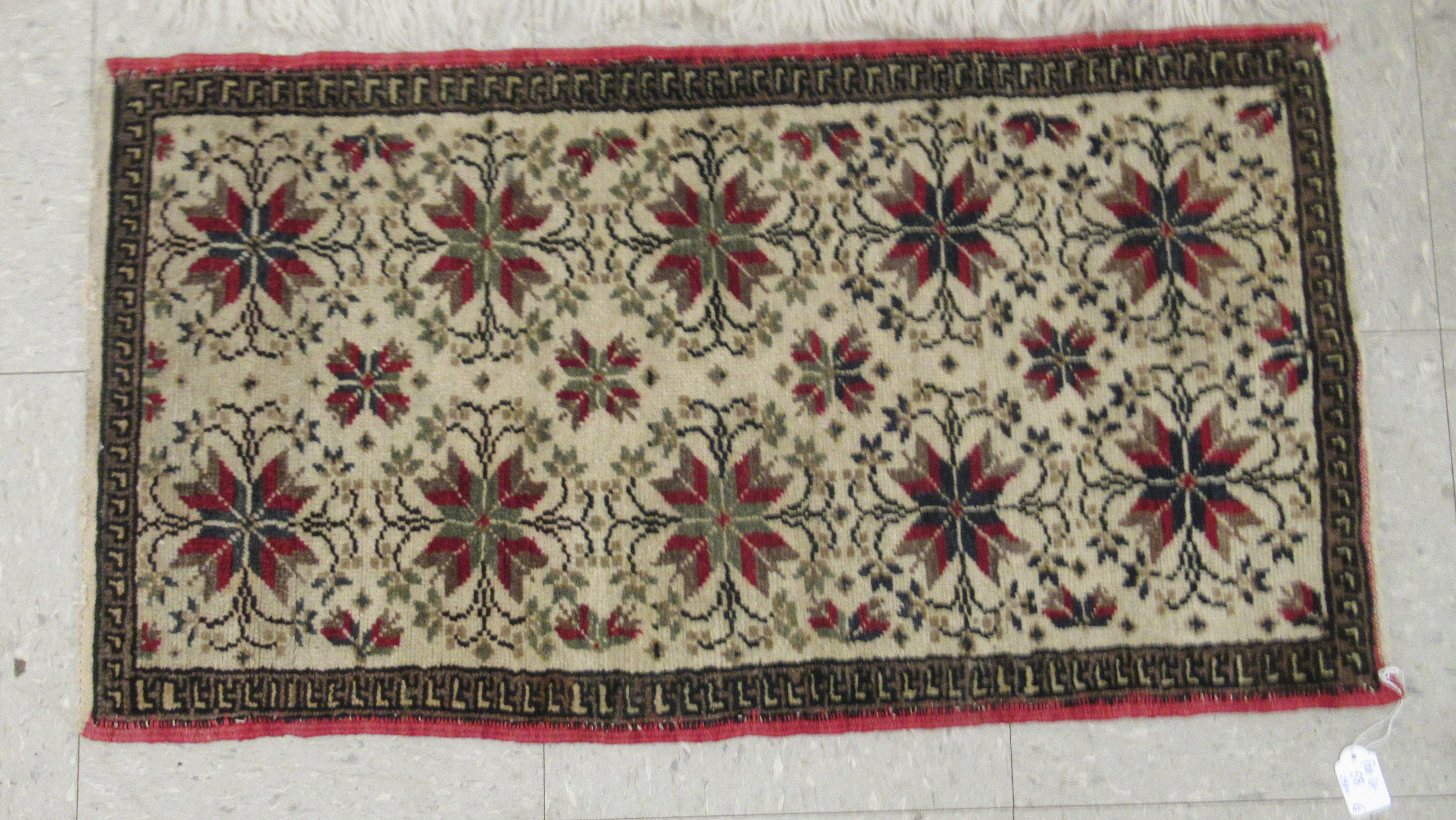 Two small Persian rugs, - Image 2 of 4