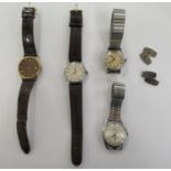 Wristwatches: to include a Betina stainless steel example,