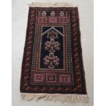 A Persian rug,